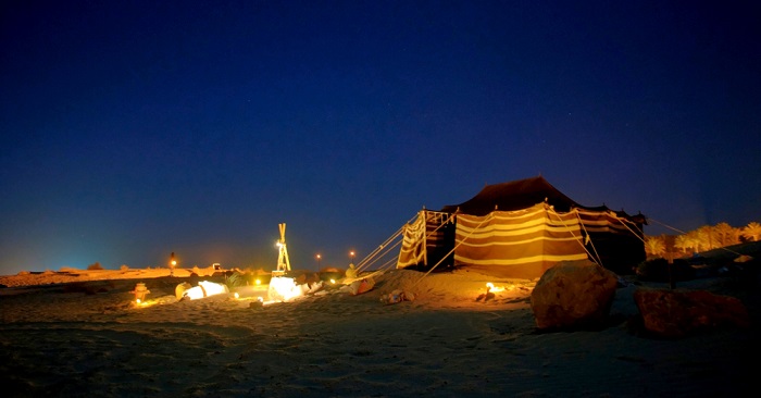 Overnight Desert Camping: Under a Blanket of Stars