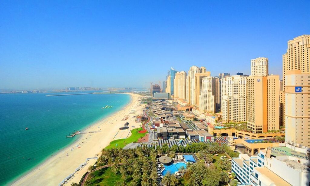 Vibrant atmosphere of The Walk at JBR in Dubai