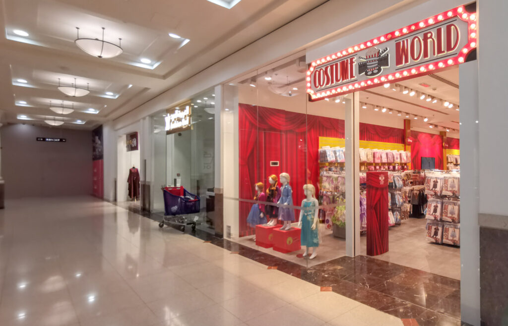 Wide variety of shops at Deira City Centre in Dubai